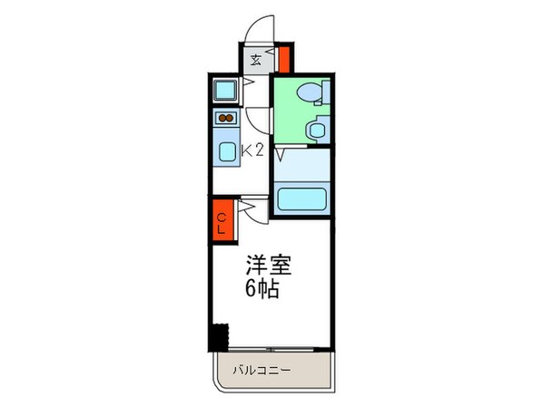 Ｓ－ＲＥＳＩＤＥＮＣＥ北浜の物件間取画像